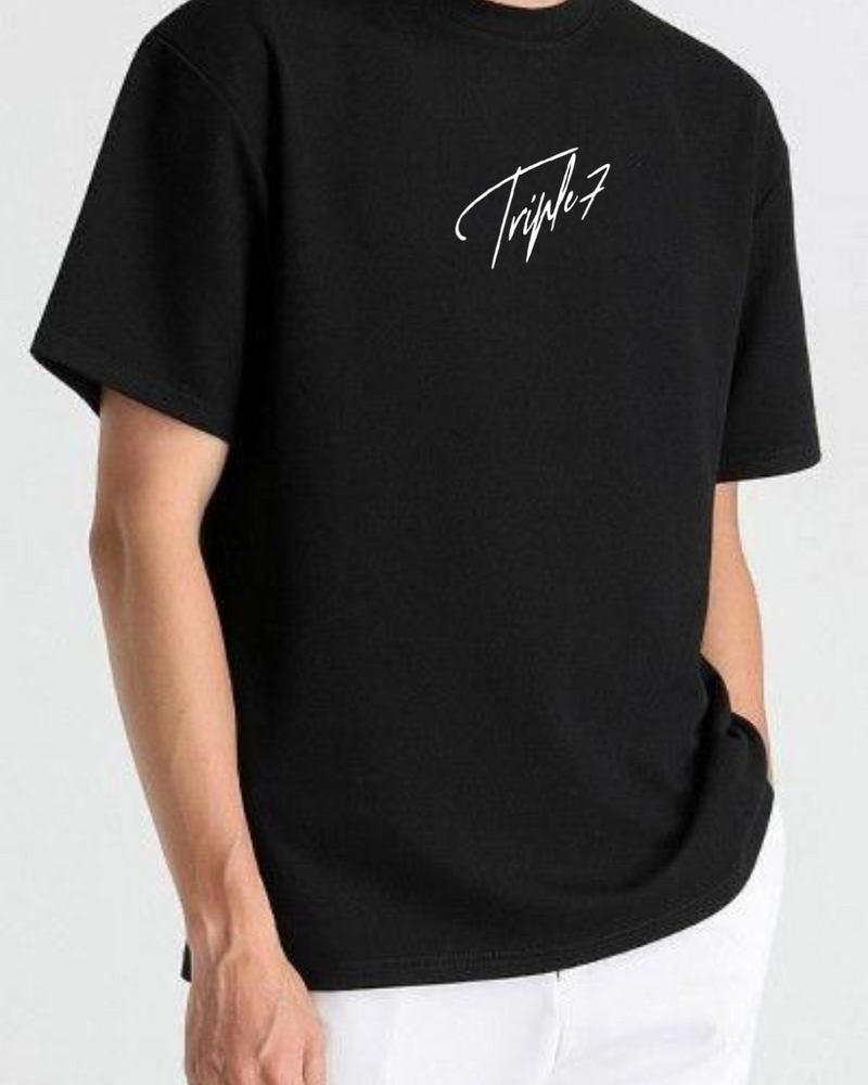 T-SHIRT I AM LUCKY (NOIR)
