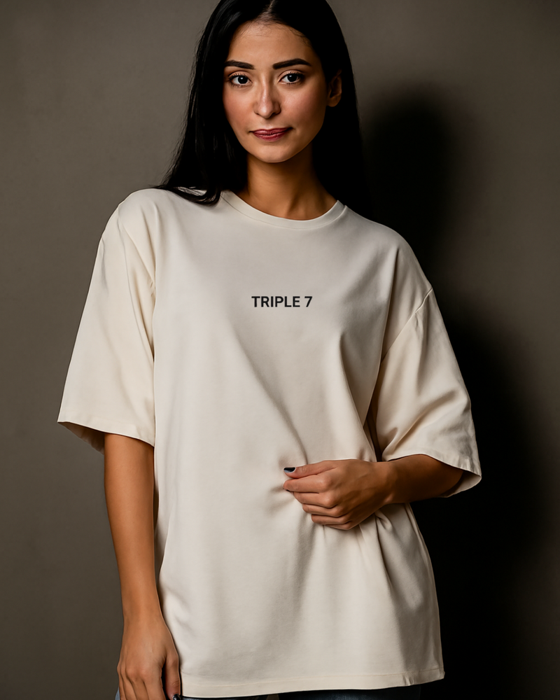 T-SHIRT Triple 7 (blanc)