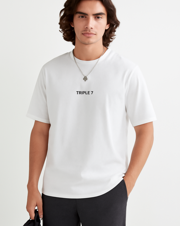 T-SHIRT Triple 7 (blanc)
