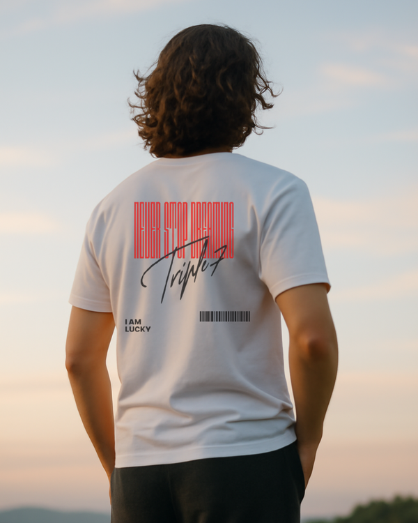 T-SHIRT Triple 7 (blanc)