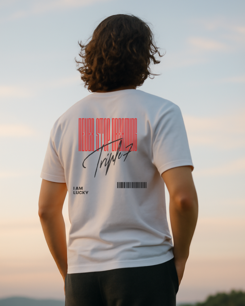 T-SHIRT Triple 7 (blanc)